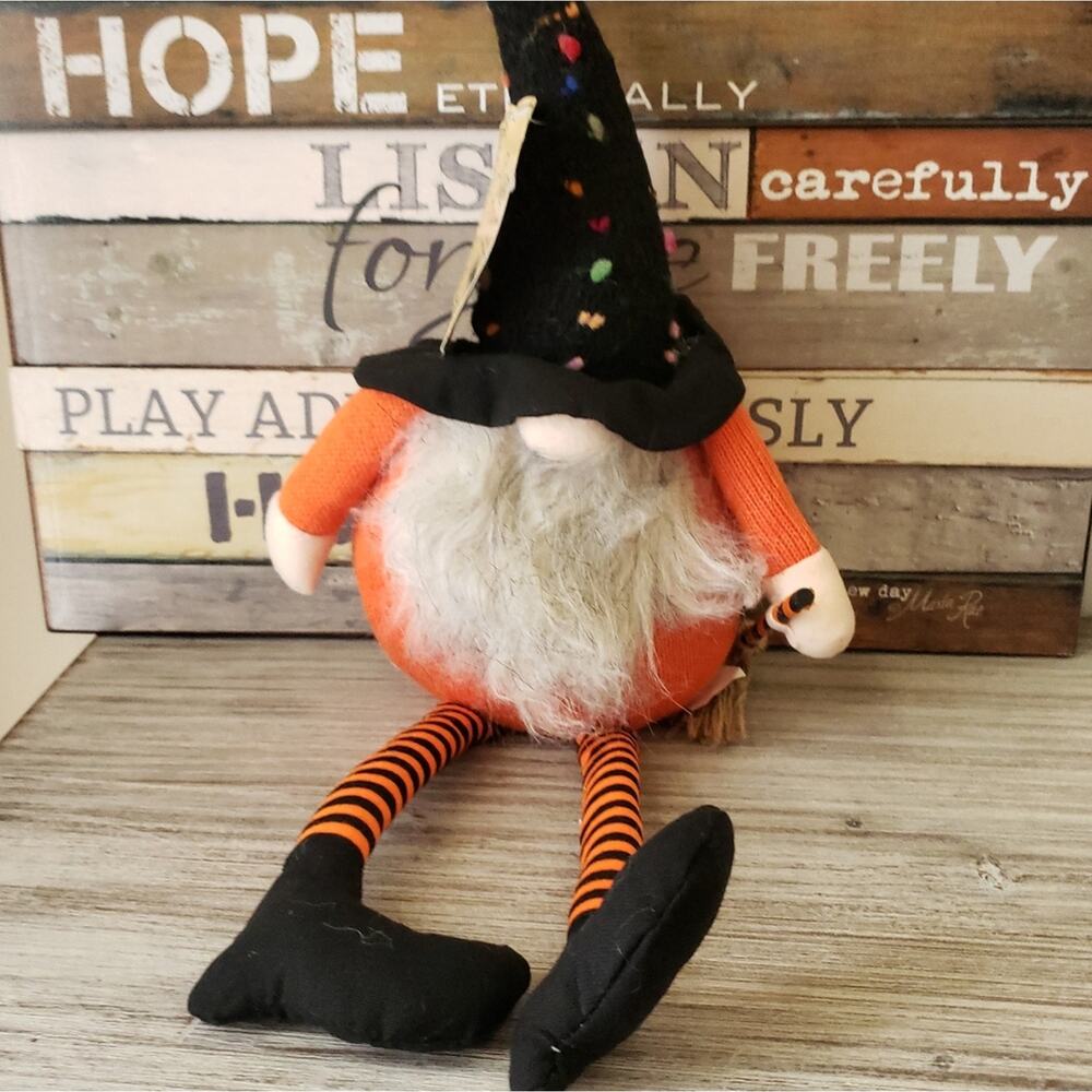 Sweet Street Halloween Gnome Orange